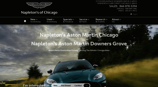 napletonsastonmartinofchicago.com