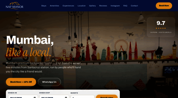 napmanorhostels.com