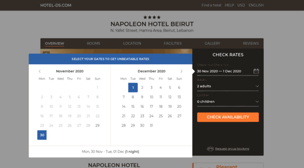 napoleon-hotel-beirut.hotel-ds.com