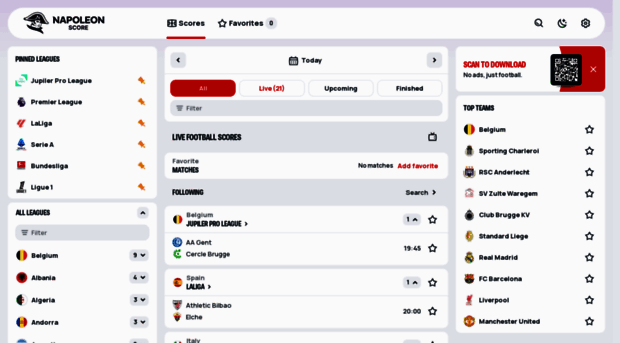 napoleonscore.be