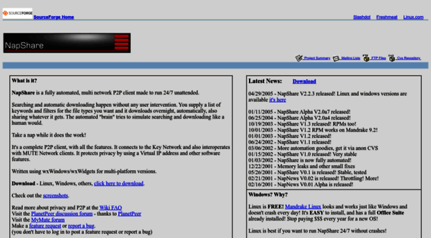 napshare.sourceforge.net