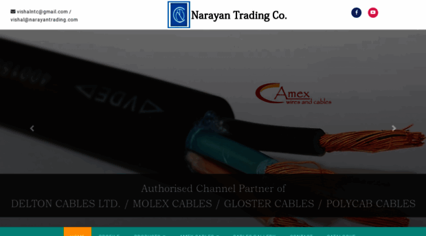 narayantrading.com