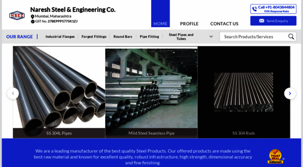 nareshsteelengg.com