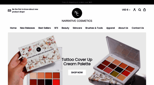 narrativecosmetics.com
