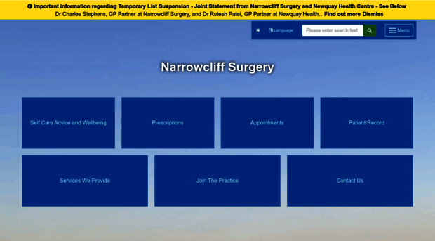 narrowcliffsurgery.co.uk