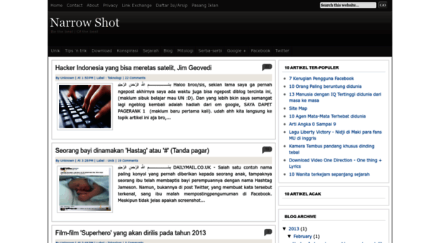 narrowshot.blogspot.com