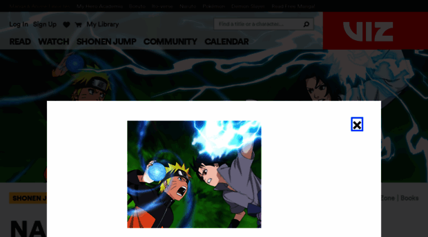 VIZ  The Official Website for Naruto Shippuden