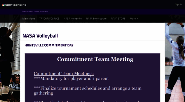 nasavolleyball.com