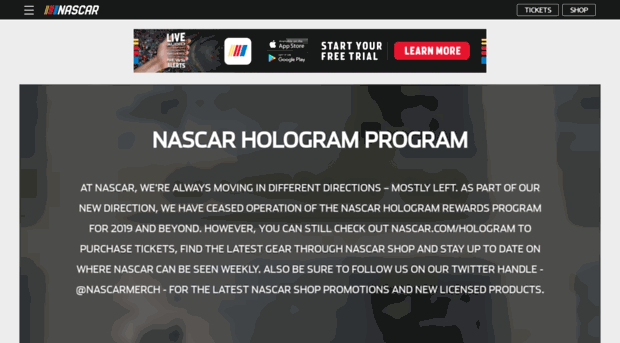 nascarhologram.com