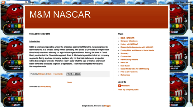 nascarsponsorshipmandm.blogspot.com