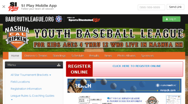 nashuacalripken.sportssignupapp.com