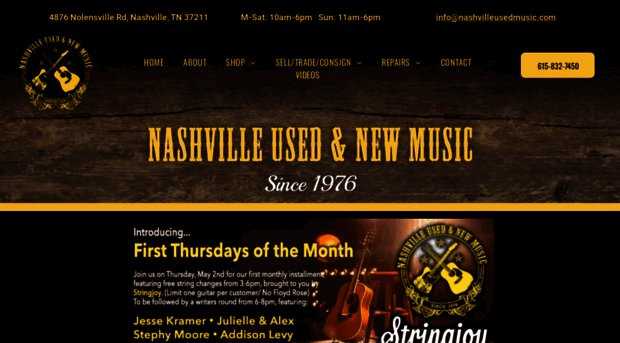 nashvilleusedmusic.com