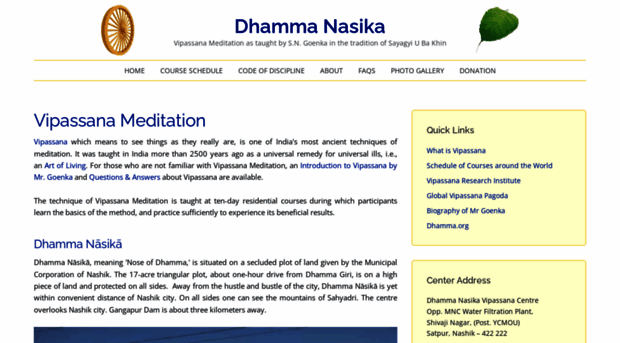 nasika.dhamma.org