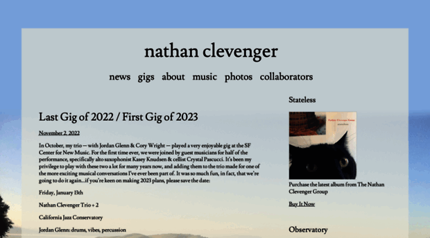 nathanclevengermusic.com
