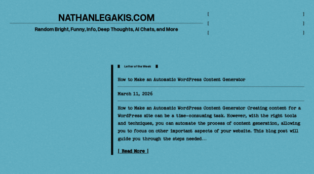 nathanlegakis.com