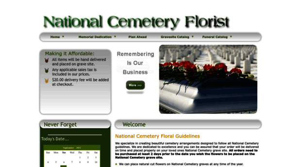 nationalcemeteryflorist.org