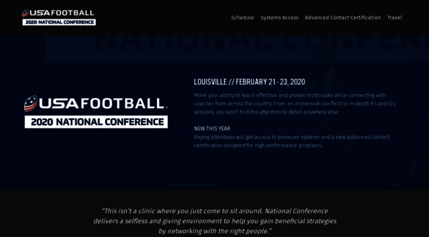 nationalconference.usafootball.com