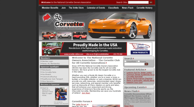 nationalcorvetteowners.com