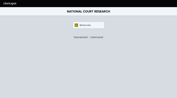 nationalcourtresearch.clockspot.com