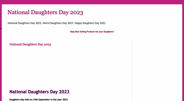 nationaldaughtersday.org