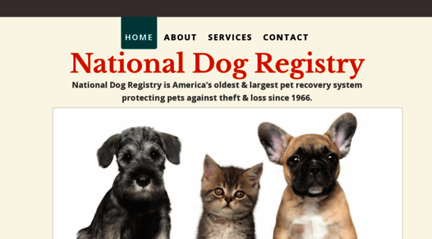 nationaldogregistry.com