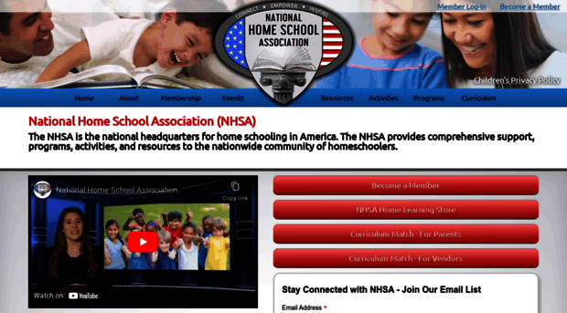 nationalhomeschoolassociation.com