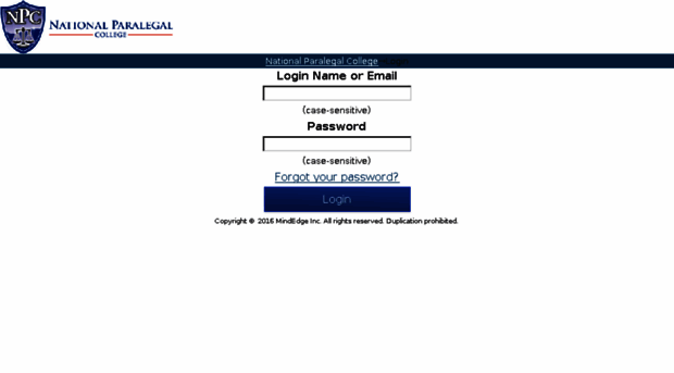 nationalparalegal.mindedgeonline.com