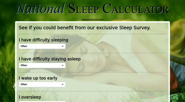 nationalsleepstudy.com