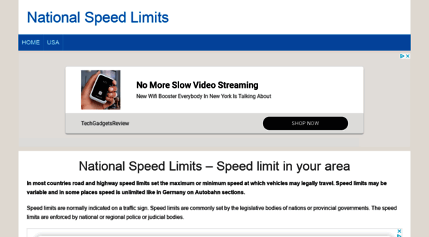 nationalspeedlimits.com