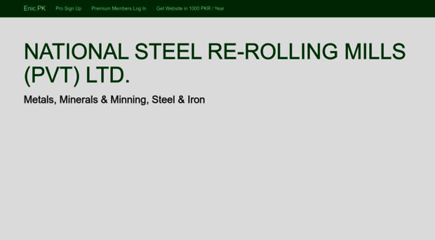 nationalsteelrerollingmillspvtltd.enic.pk