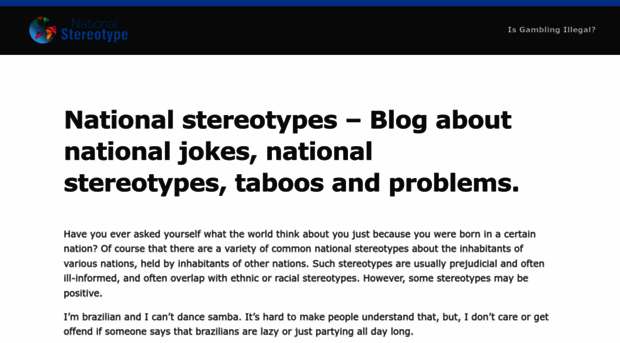 nationalstereotype.com