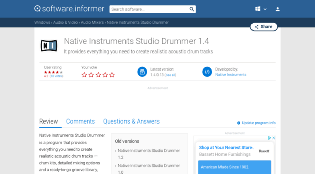 native-instruments-studio-drummer.software.informer.com