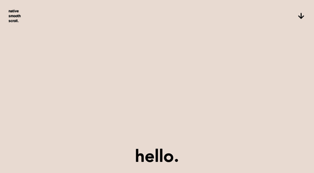 native-smooth-scroll.webflow.io - Native Smooth Scroll - Native Smooth ...