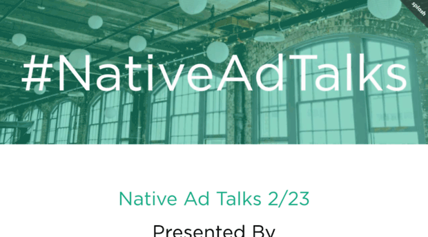 nativeadtalks.splashthat.com