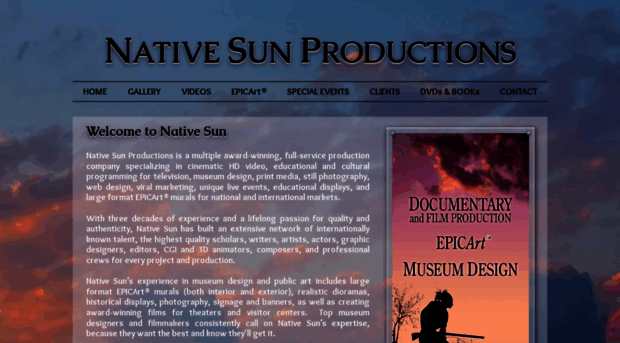 nativesunproductions.com