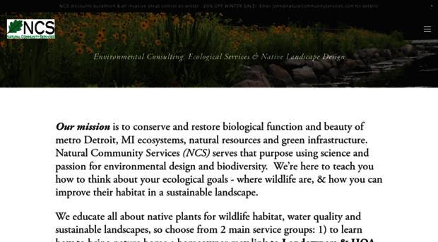 naturalcommunityservices.com