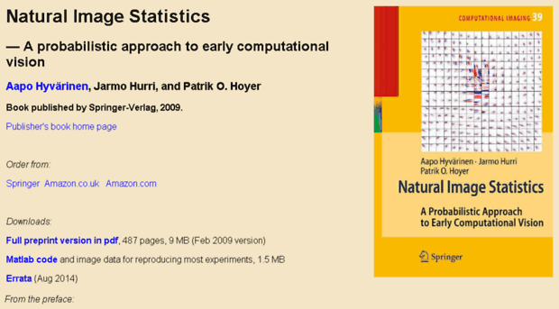 naturalimagestatistics.net