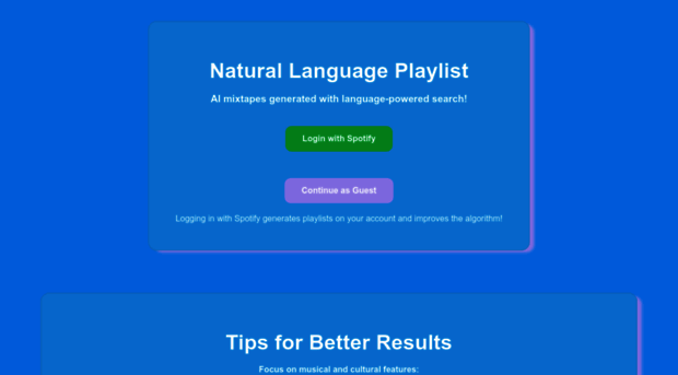 naturallanguageplaylist.com