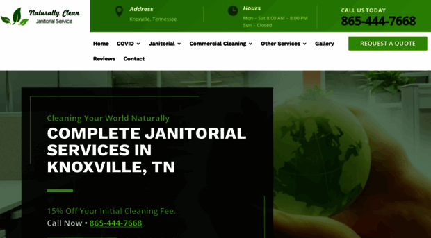 naturallycleanjanitorialservice.com