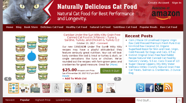 naturallydeliciouscatfood.com