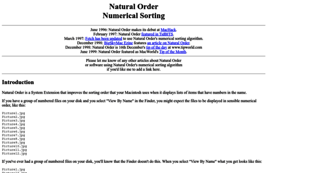 naturalordersort.org