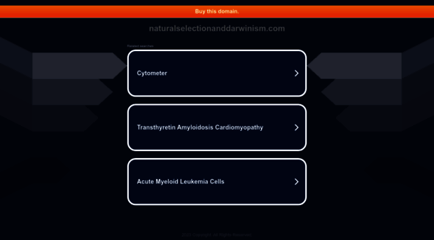 naturalselectionanddarwinism.com