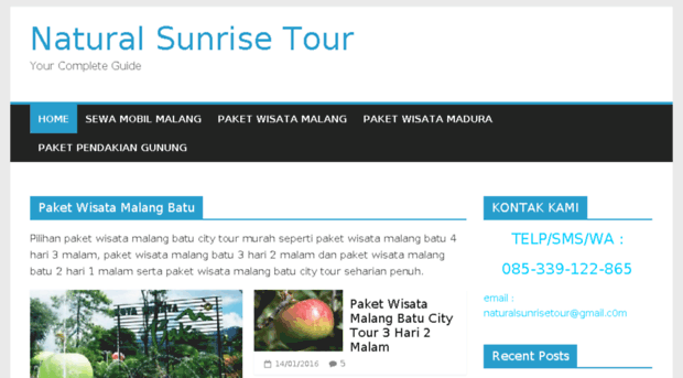 naturalsunrisetour.com