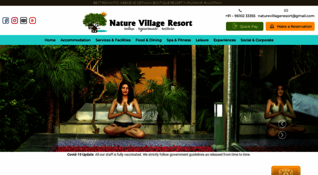 naturevillageresort.com