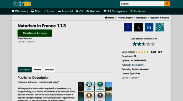 naturism-in-france.soft112.com