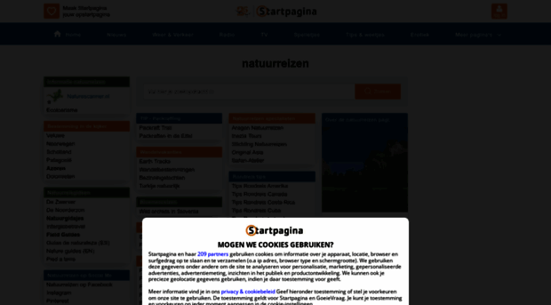 natuurreizen.startpagina.nl