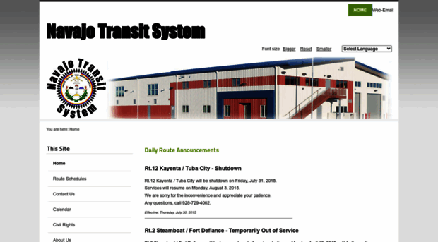 navajotransit.com