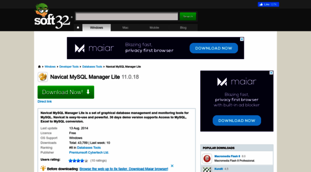 navicat-mysql-manager-lite.soft32.com