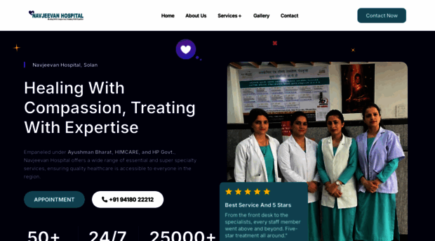 navjeevanhospitalsolan.com