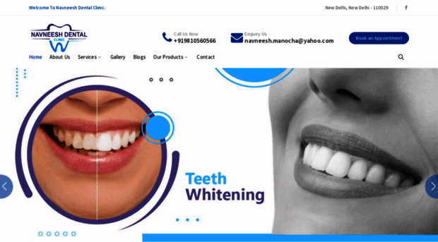 navneeshdentalclinic.com